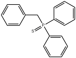 Diphenyl(phenylmethyl)phosphine sulfide Struktur