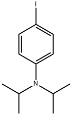 4-IODO-N,N-BIS(1-METHYLETHYL)BENZENAMINE Struktur