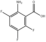 Benzoic acid, 2-amino-3,5,6-trifluoro- (9CI) Struktur