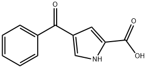 4-BENZOYL-1H-PYRROLE-2-CARBOXYLIC ACID Struktur