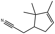 2-(2,2,3-Trimethyl-1-cyclopent-3-enyl)acetonitrile Struktur