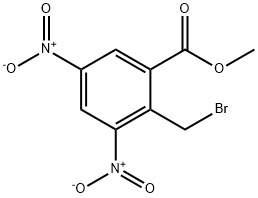 METHYL 2-BROMOMETHYL-3,5-DINITRO-BENZOATE Struktur