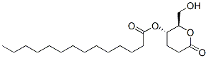 4-O-tetradecanoyl-2,3-dideoxyglucono-1,5-lactone Struktur