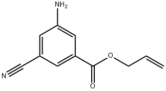 Benzoic acid, 3-amino-5-cyano-, 2-propenyl ester (9CI) Struktur