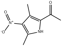 Ethanone, 1-(3,5-dimethyl-4-nitro-1H-pyrrol-2-yl)- (9CI) Struktur