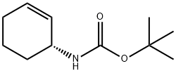 Carbamic acid, (1R)-2-cyclohexen-1-yl-, 1,1-dimethylethyl ester (9CI) Struktur