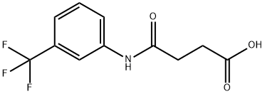 4-OXO-4-([3-(TRIFLUOROMETHYL)PHENYL]AMINO)BUTANOIC ACID Struktur