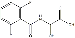 Acetic  acid,  [(2,6-difluorobenzoyl)amino]hydroxy-  (9CI) Struktur