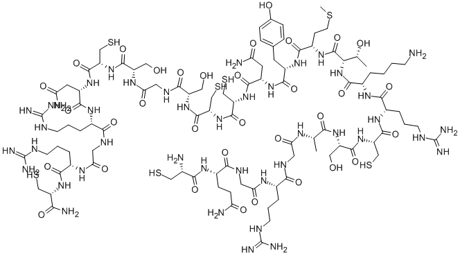 omega-conotoxin MVIID Struktur