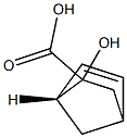 Bicyclo[2.2.1]hept-5-ene-2-carboxylic acid, 2-hydroxy-, (1R-exo)- (9CI) Struktur