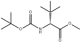 D-VALINE, N-[(1,1-DIMETHYLETHOXY)CARBONYL]-3-METHYL-, METHYL ESTER Struktur