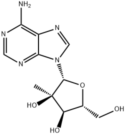 2'-C-甲基腺苷 結(jié)構(gòu)式