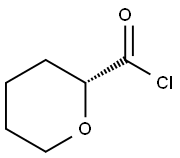 2H-Pyran-2-carbonyl chloride, tetrahydro-, (R)- (9CI) Struktur