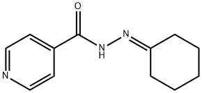 N'-Cyclohexylideneisonicotinic hydrazide Struktur