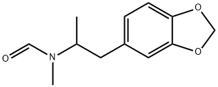 N-formyl-N-methyl-3,4-methylenedioxyamphetamine Struktur