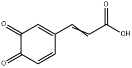 4-(2-Carboxyvinyl)-1,2-benzoquinone Struktur