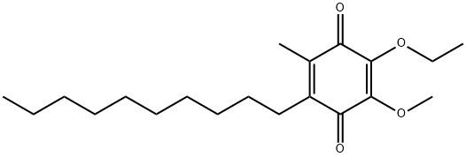 6-decyl-3-ethoxy-2-methoxy-5-methyl-1,4-benzoquinone Struktur