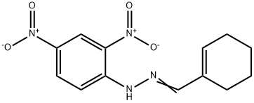 1-Cyclohexene-1-carbaldehyde (2,4-dinitrophenyl)hydrazone Struktur