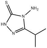 3H-1,2,4-Triazole-3-thione,4-amino-2,4-dihydro-5-(1-methylethyl)-(9CI) Struktur