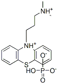 10-[3-(dimethylammonio)propyl]-10H-phenothiazinium hydrogen phosphate Struktur