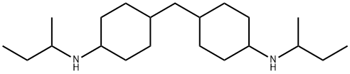 Cyclohexanamine, 4,4-methylenebisN-(1-methylpropyl)- Struktur