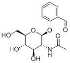 2'-FORMYLPHENYL 2-ACETAMIDO-2-DEOXY-BETA-D-GLUCOPYRANOSIDE Struktur