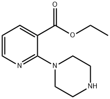 Ethyl 2-(1-piperazinyl)pyridine-3-carboxylate Struktur