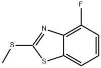 4-Fluoro-2-(methylthio)benzo[d]thiazole Struktur