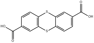 2,7-Thianthrenedicarboxylic Acid Struktur