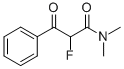 Benzenepropanamide, alpha-fluoro-N,N-dimethyl-beta-oxo- (9CI) Struktur