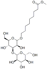 8-methoxycarbonyloctyl-3-O-glucopyranosyl-mannopyranoside Struktur