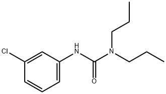 3-(m-Chlorophenyl)-1,1-dipropylurea Struktur