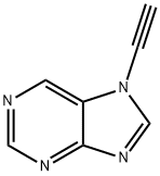 7H-Purine, 7-ethynyl- (9CI) Struktur