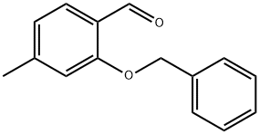 2-(Benzyloxy)-4-methylbenzaldehyde Struktur