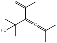 3-(1-Methylethenyl)-2,5-dimethyl-3,4-hexadien-2-ol Struktur