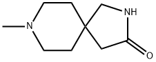 8-METHYL-2,8-DIAZASPIRO[4.5]DECAN-3-ONE Struktur