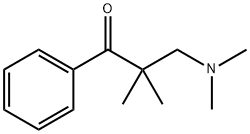 3-(Dimethylamino)-2,2-dimethyl-1-phenyl-1-propanone Struktur