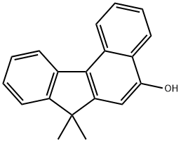 7,7-Dimethyl-7H-benzo[c]fluoren-5-ol Struktur