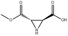 2,3-Aziridinedicarboxylicacid,monomethylester,(2S-trans)-(9CI) Struktur