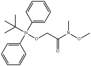 2-((tert-Butyldiphenylsilyl)oxy)-N-methoxy-N-methylacetamide price.