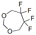 5,5,6,6-Tetrafluoro-1,3-dioxepane Struktur