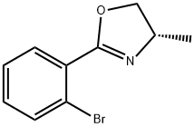 (S)-2-(2-BROMOPHENYL)-4-METHYL-4,5-DIHYDROOXAZOLE Struktur