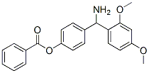 4-(benzoyloxy)-2',4'-dimethoxybenzhydrylamine Struktur