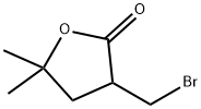 3-BROMOETHYL-5,5-DIMETHYL-DIHYDRO-2(3H)-FURANONE Struktur