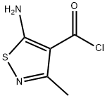 4-Isothiazolecarbonyl chloride, 5-amino-3-methyl- (9CI) Struktur