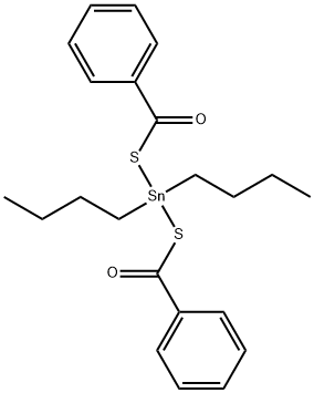 bis(benzoylthio)dibutylstannane  Struktur