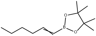 TRANS-1-HEXENYLBORONIC ACID PINACOL ESTER Struktur