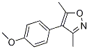 4-(4-Methoxyphenyl)-3,5-diMethyl-isoxazole Struktur