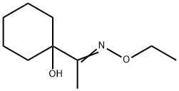 Ethanone, 1-(1-hydroxycyclohexyl)-, O-ethyloxime Struktur