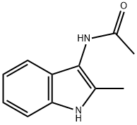 Acetamide,  N-(2-methyl-1H-indol-3-yl)- Struktur